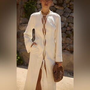 Free People FREE EST Maude Cardi Lace Up Maxi NWT